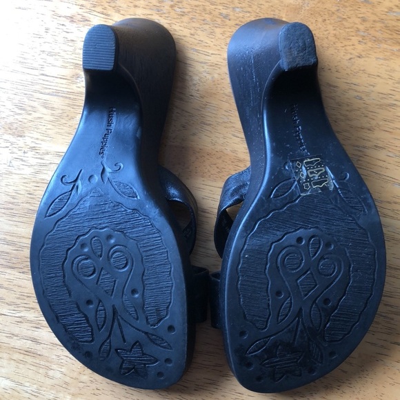 STEPS BY HUSH PUPPIES | GENUINE LEATHER | SIZE 8.5 | BLACK IN EUC - Picture 8 of 11